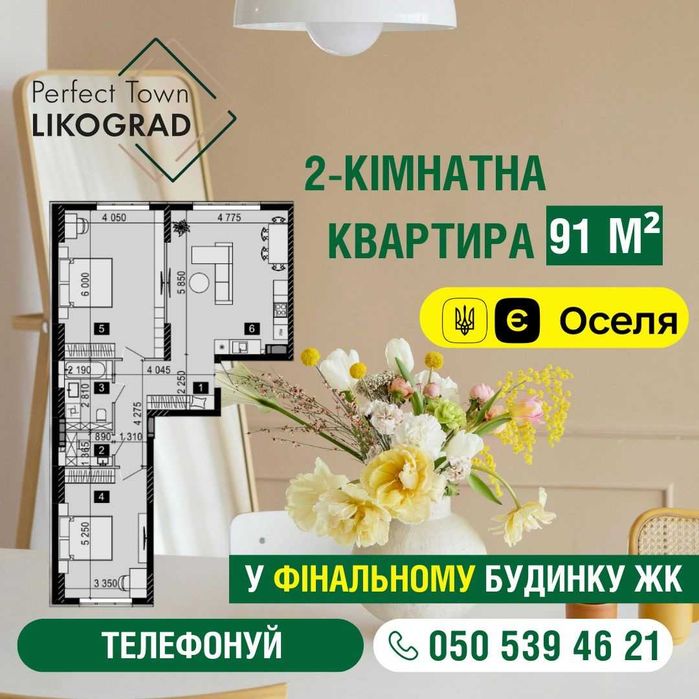 Квартира на ЖК LikoGrad Perfect Town в Київ, ID 197635, фото №1