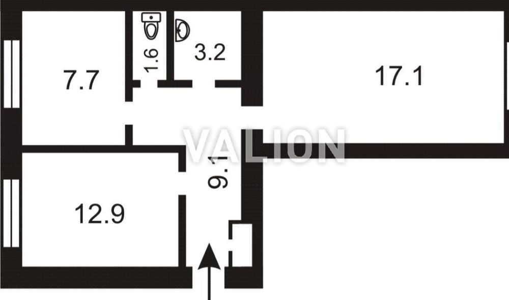 Квартира на вул. Генерала Алмазова, 1 в Київ, ID 204693, фото №2