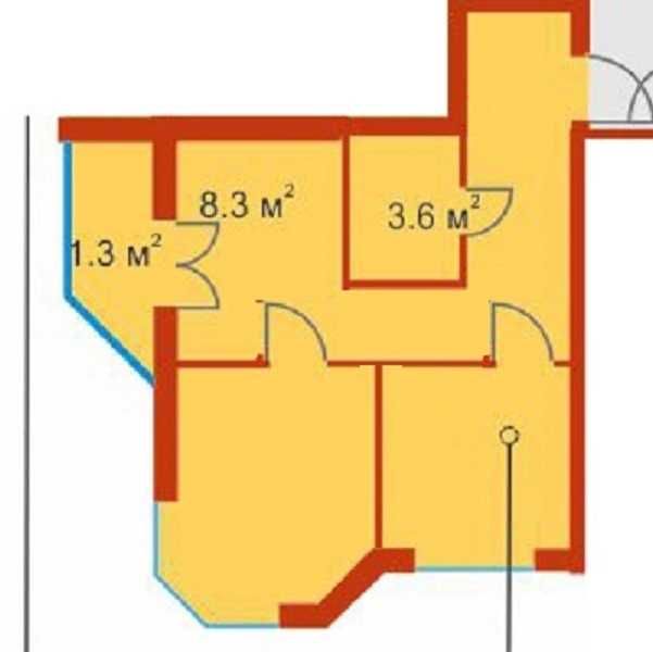 Квартира на біля річки Ірпінь в Києві, ID 244909, фото №2
