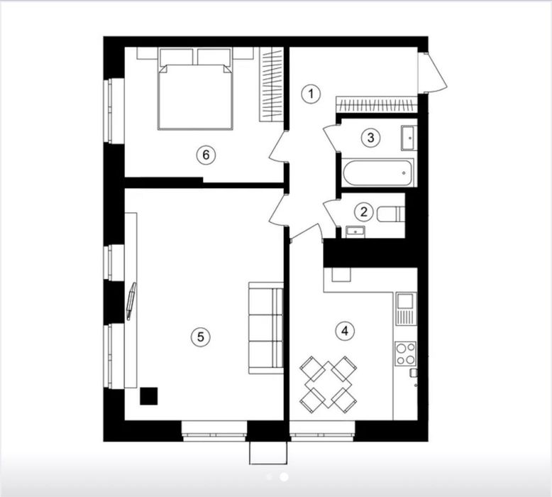 Квартира на ЖК One House в Києві, ID 399311, фото №4