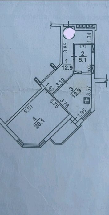 Квартира на вул. Бориса Гмирі, 6 в Києві, ID 240696, фото №20