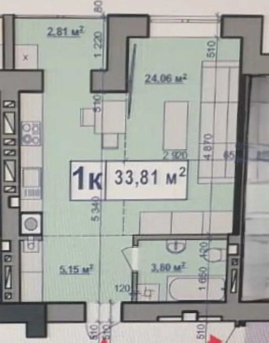 Квартира на вул. Чорновола в Івано-Франківську, ID 192501, фото №12