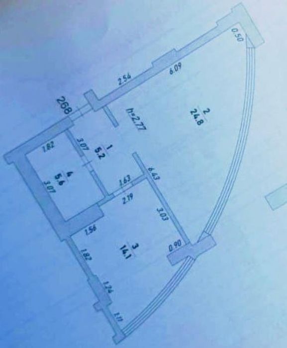 Квартира на поруч річка та Вовчинецькі пагорби в Івано-Франківську, ID 214456, фото №6