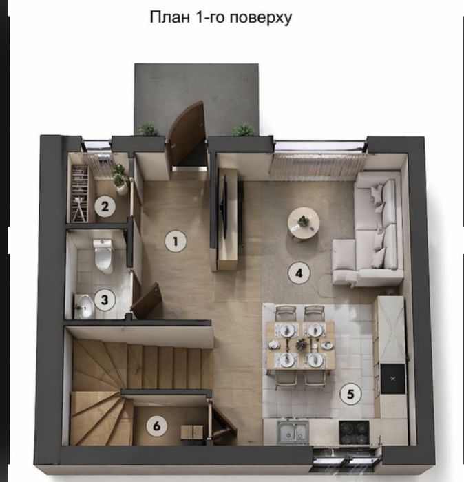 Квартира на вул. Поповича, 17 в Києві, ID 311770, фото №5