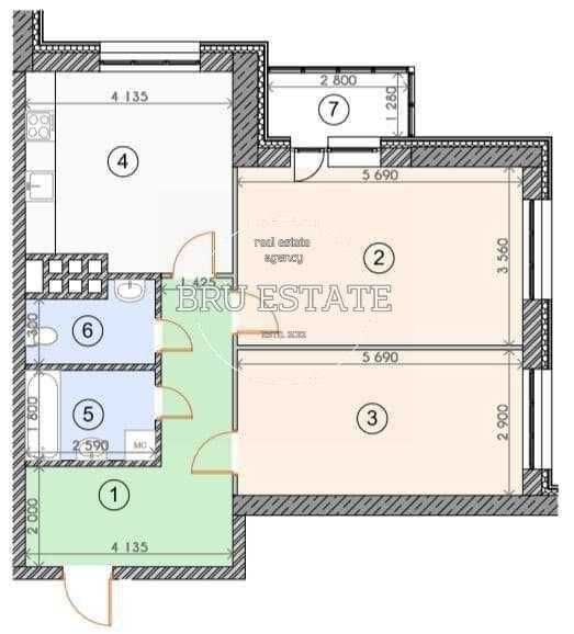 Квартира на вул. Микільсько-Слобідська, 3А в Києві, ID 302270, фото №9