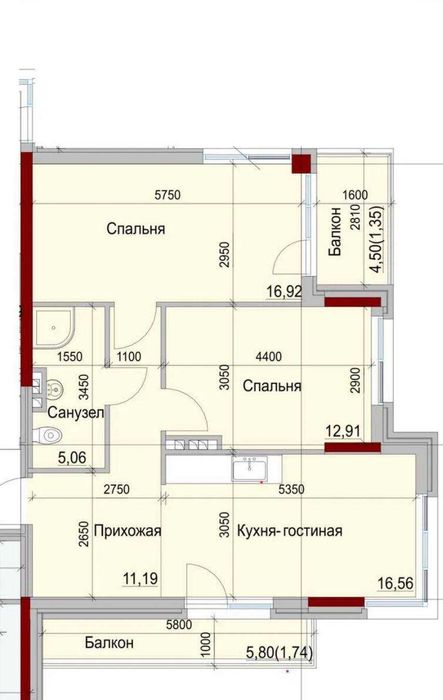 Квартира на вул. Дачна в Одесі, ID 166844, фото №2
