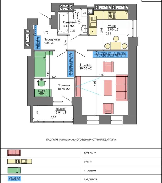 Квартира на вул. Архітектора Старова, 2/7 в Миколаїв, ID 304039, фото №3
