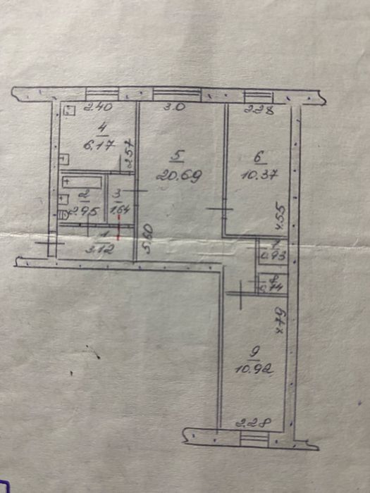 Квартира на площа Профспілок в Запоріжжі, ID 191409, фото №13