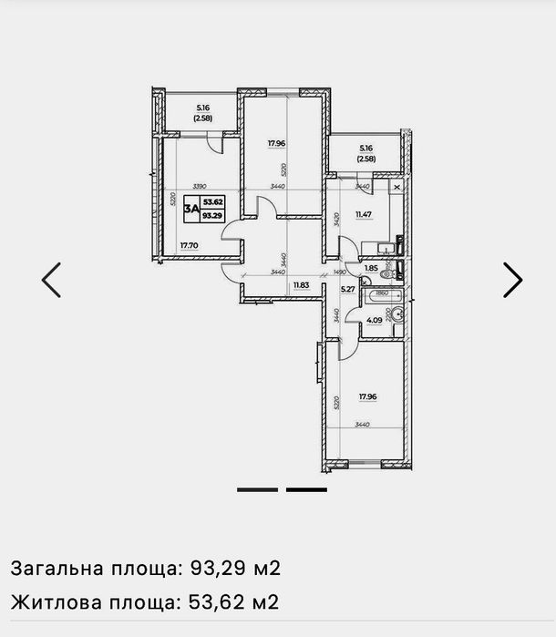 Квартира на вул. Електротехнічна, 43 в Києві, ID 181568, фото №18