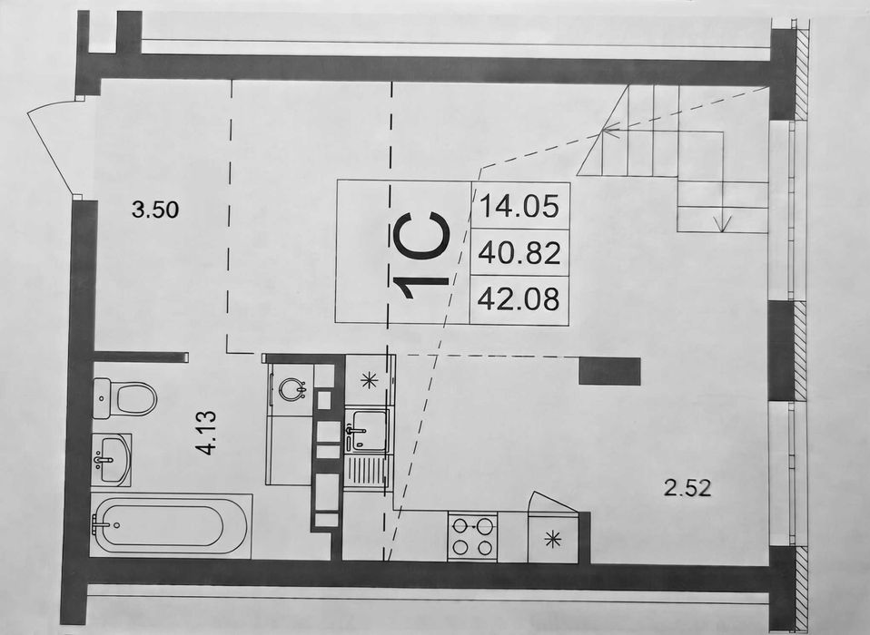 Квартира на вул. Анатолія Луценка, 19 в Києві, ID 305425, фото №6