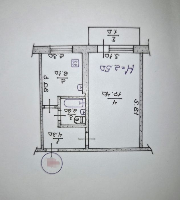 Квартира на вул. Олексія Різниченка, 32 в Кривому Розі, ID 211535, фото №6