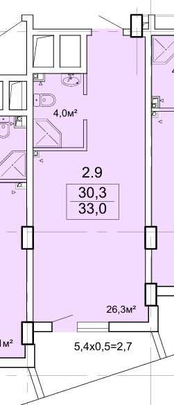 Квартира на 10 станція Фонтану в Одесі, ID 209790, фото №3