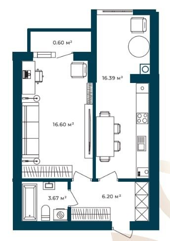 Квартира на ЖК Комфорт+ в Києві, ID 314178, фото №1