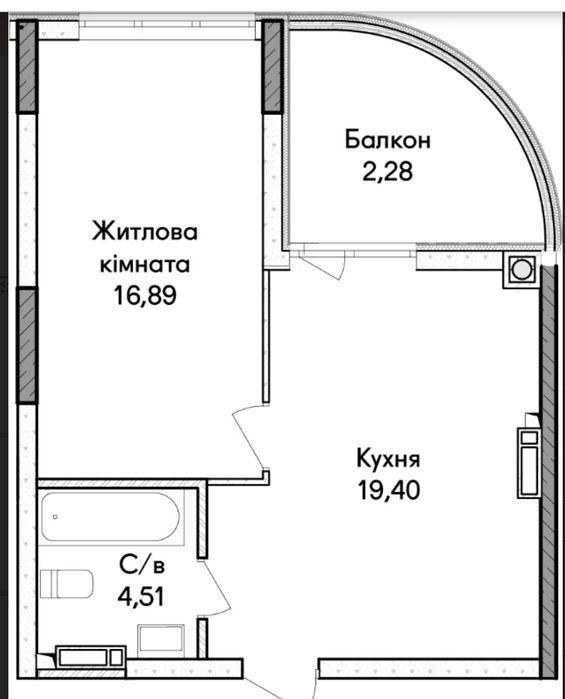 Квартира на ЖК Синергія Сіті в Київ, ID 346798, фото №5