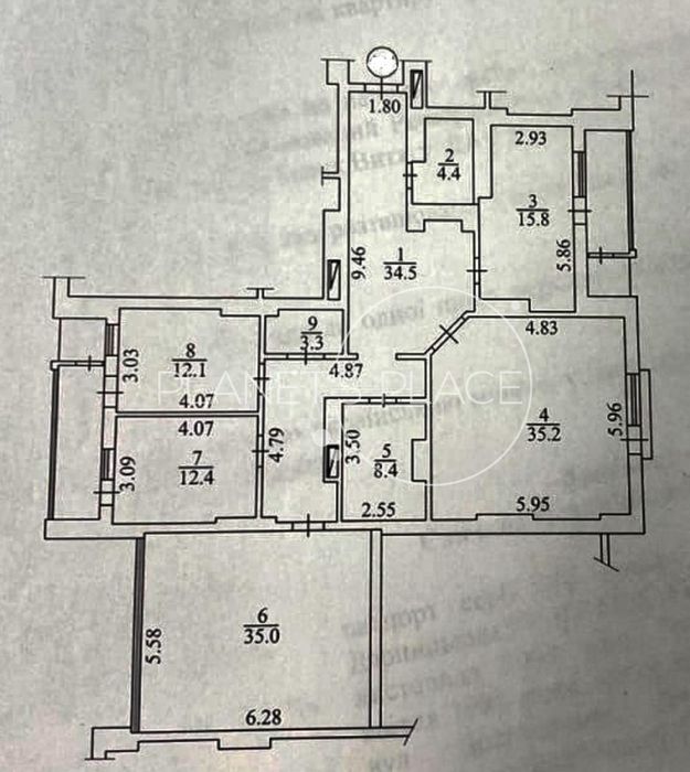 Квартира на вул. Євгена Коновальця, 44-А в Києві, ID 165073, фото №9