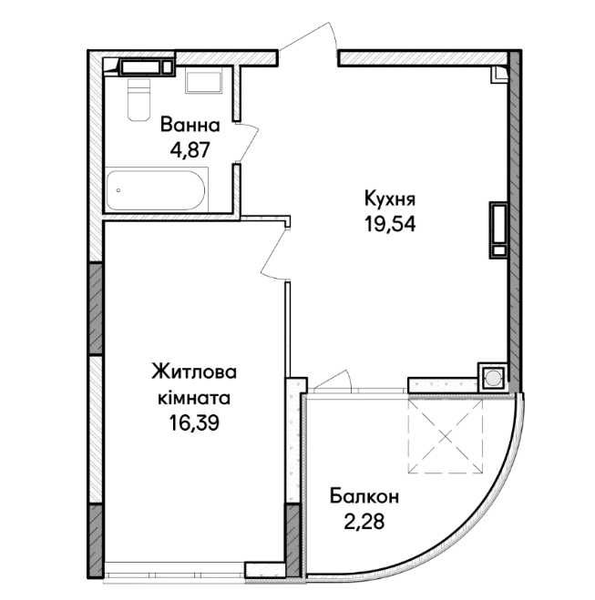 Квартира на Synergy City в Київ, ID 237389, фото №5