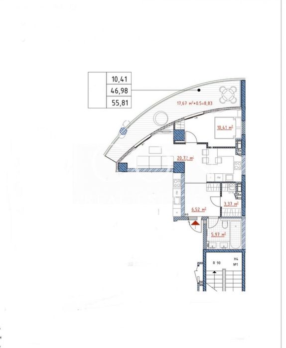 Квартира на Taryan Towers в Києві, ID 267171, фото №3