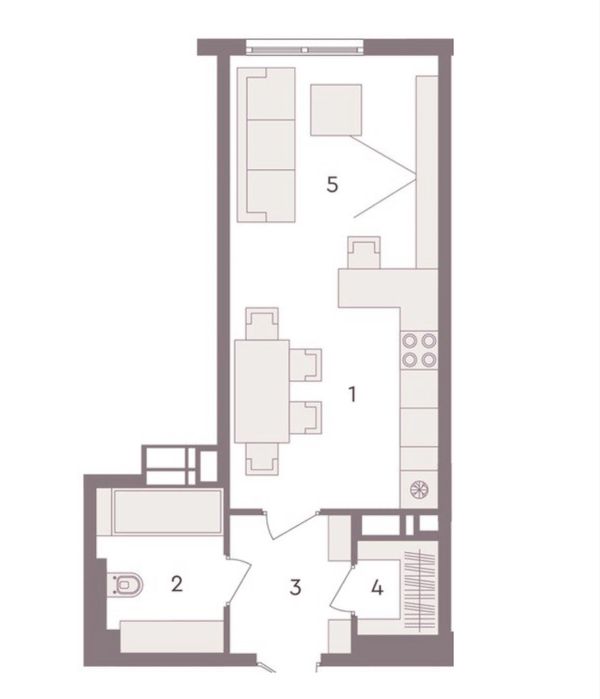 Квартира на ЖК Сенат в Київ, ID 170527, фото №4
