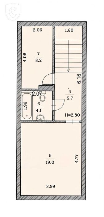 Квартира на ЖК «Шкільний» в Київ, ID 311682, фото №2