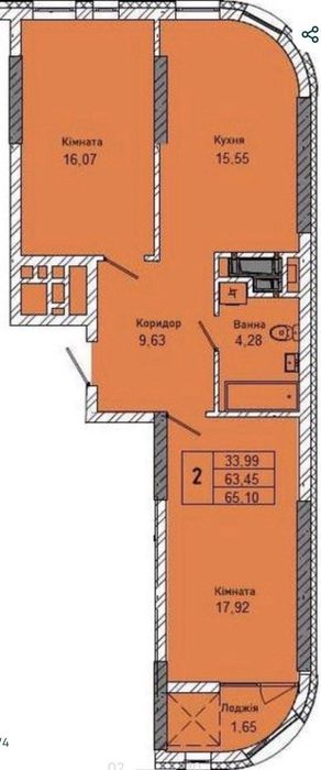 Квартира на вул. Миколайчука, 38 в Львові, ID 173447, фото №3