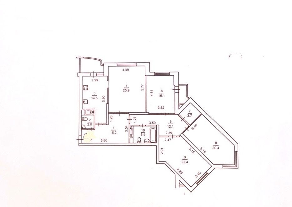Квартира на вул. Княжий затон, 21 в Києві, ID 162953, фото №13