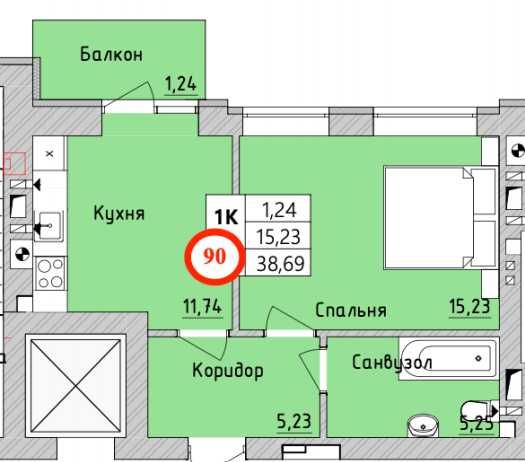 Квартира на ЖК БУРГУНДІЯ 3 в Києві, ID 225770, фото №7