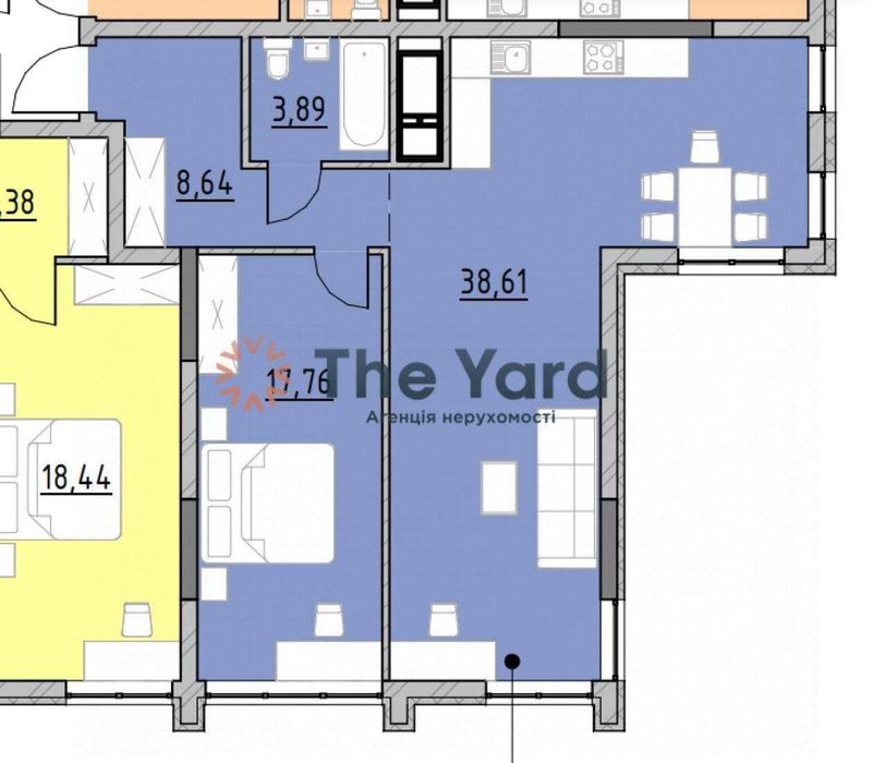 Квартира на шосе Залізничне, 45А в Києві, ID 205913, фото №2