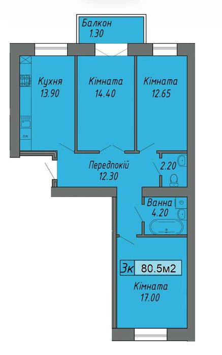 Квартира на вул. С. Бандери в Івано-Франківську, ID 171220, фото №10