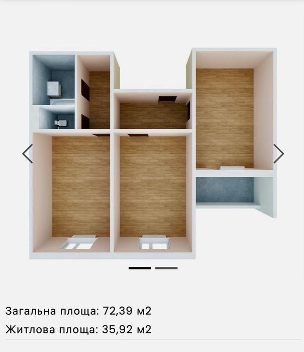 Квартира на вул. Електротехнічна, 43 в Києві, ID 212974, фото №17