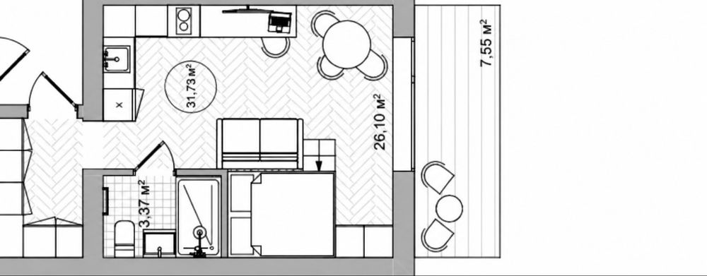Квартира на вул. Ольжича, 47 в Київ, ID 216322, фото №3
