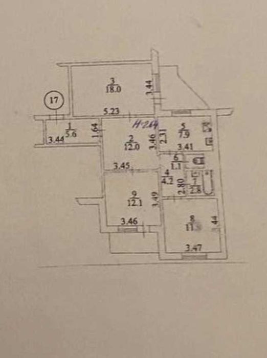Квартира на вул. Лаврухіна, 7 в Києві, ID 163094, фото №7