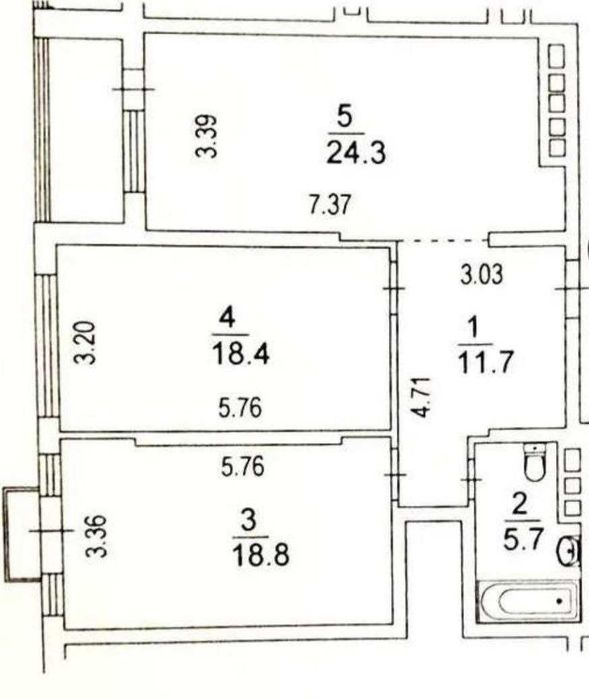 Квартира на вул. Берестейський проспект, 5Б в Києві, ID 198568, фото №19