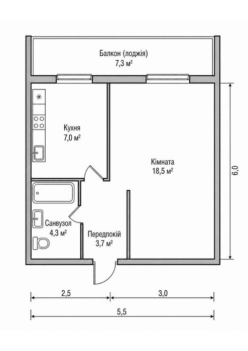 Квартира на вул. Кловський узвіз, 20 в Києві, ID 196307, фото №8