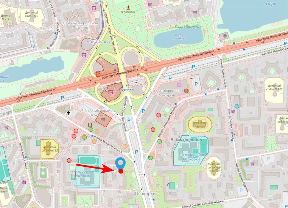 Квартира на просп. Петра Григоренка, 36 в Києві, ID 165115, фото №14