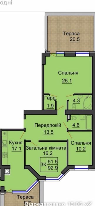 Квартира на Софія Резиденція в Києві, ID 259572, фото №1