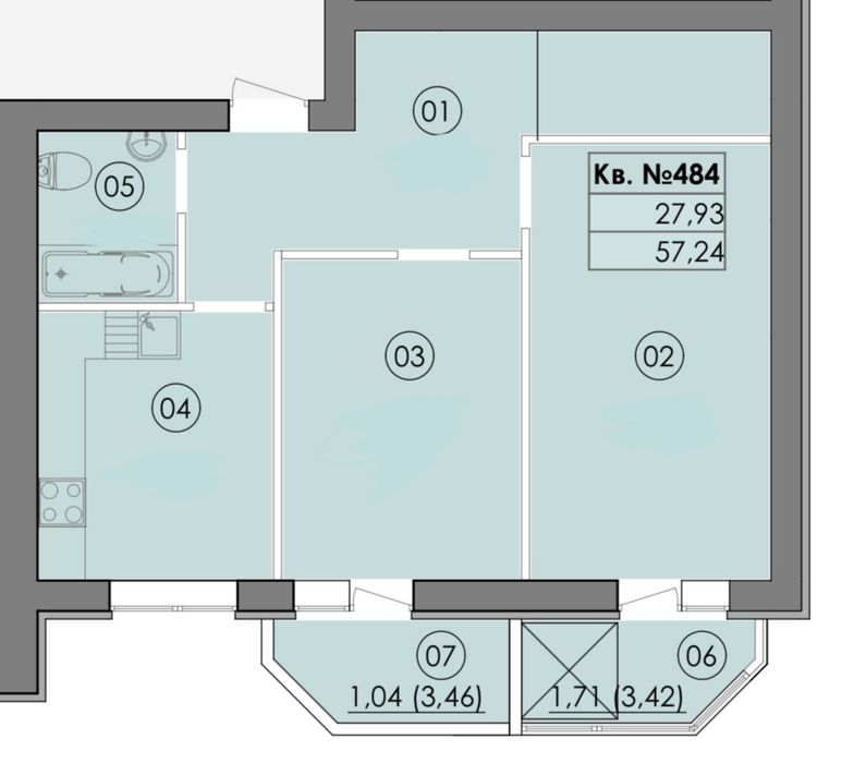 Квартира на ЖК Family в Київ, ID 330811, фото №2