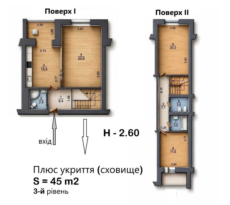 Квартира на вул. Ревуцького, 5 в Києві, ID 179890, фото №24