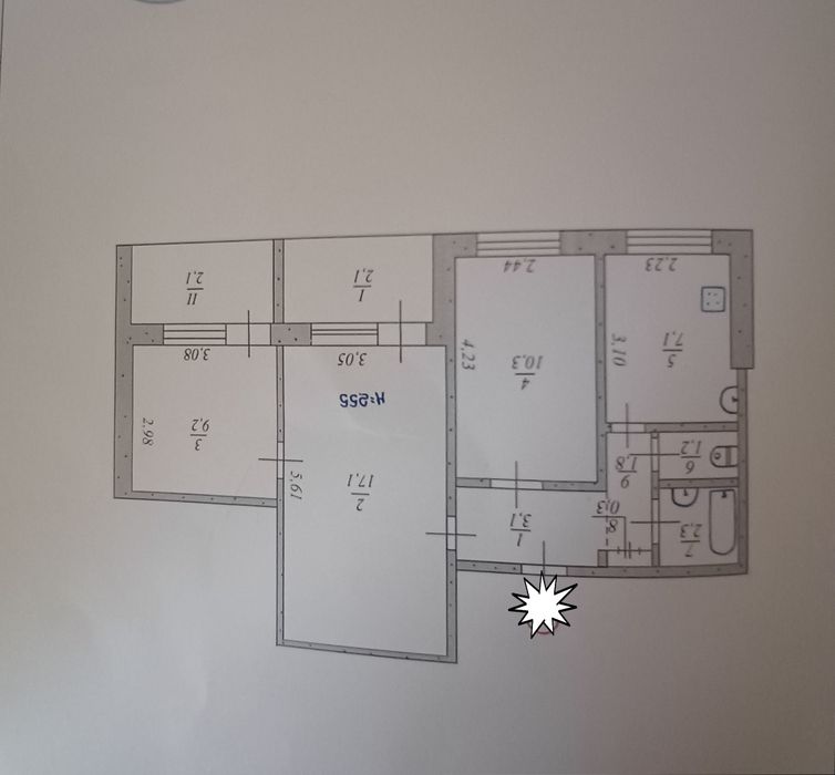 Квартира на вул. Свято-Миколаївська, 15 в Кривому Розі, ID 186088, фото №23