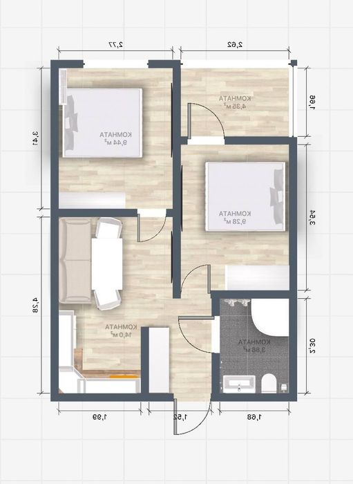 Квартира на вул. Лісова, 3 в Києві, ID 312039, фото №7