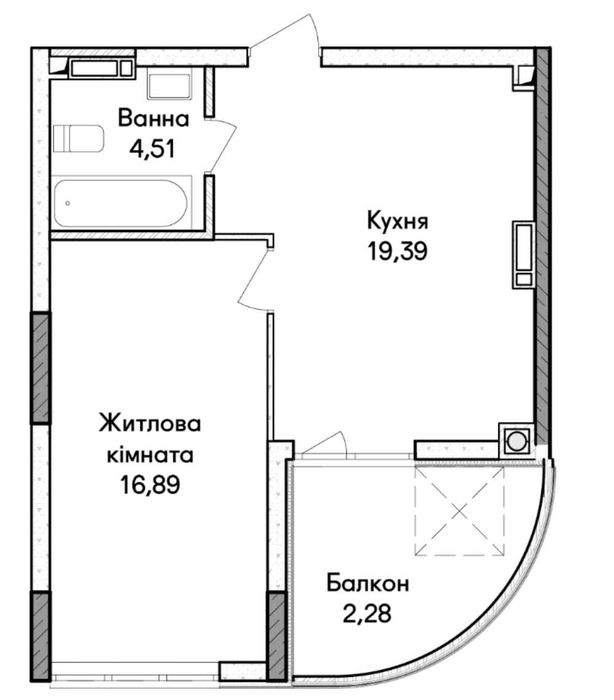 Квартира на вул. Будівельників, 41 в Київ, ID 346797, фото №5