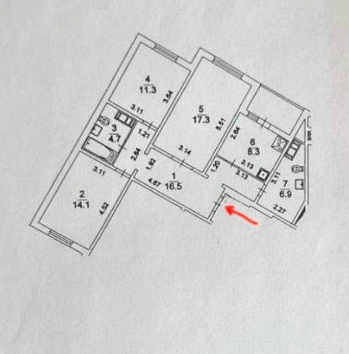 Квартира на вул. Милославська, 2-Б в Києві, ID 191353, фото №11