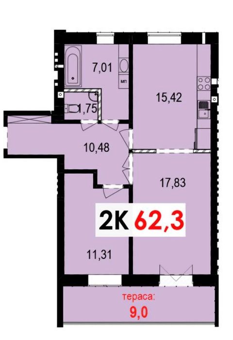 Квартира на ЖК Квартал Краківський в Івано-Франківську, ID 310741, фото №2