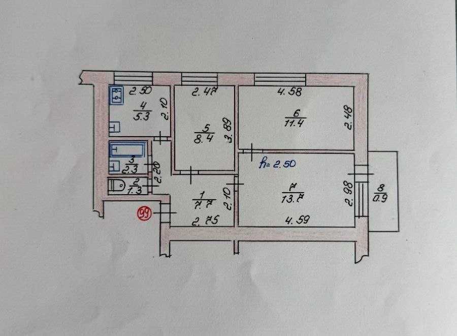 Квартира на вул. Львівська в Луцьку, ID 221261, фото №21