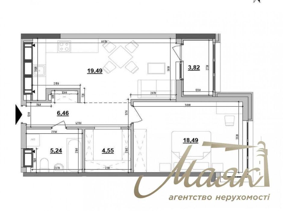 Квартира на ЖК Maxima Residence в Києві, ID 192512, фото №8