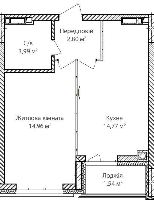 Квартира на ЖК Синергія Сіті в Києві, ID 220926, фото №5