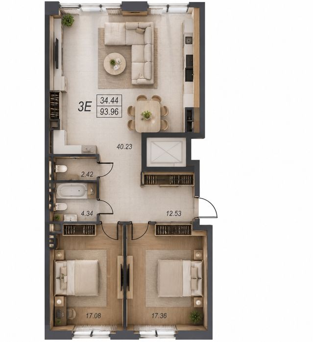 Квартира на ЖК СанрайсСити в Одесі, ID 311398, фото №8