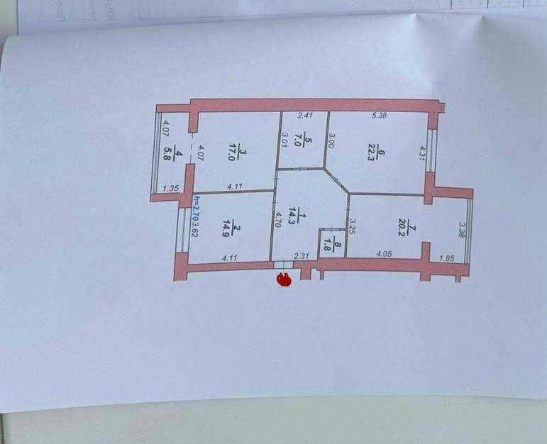 Квартира на вул. Зарічанська в Хмельницькому, ID 248724, фото №2
