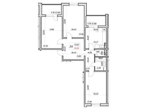 Квартира на вул. Електротехнічна, 43 в Київ, ID 214142, фото №2