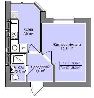 Квартира на вул. Садова, 51А в Києві, ID 233545, фото №1