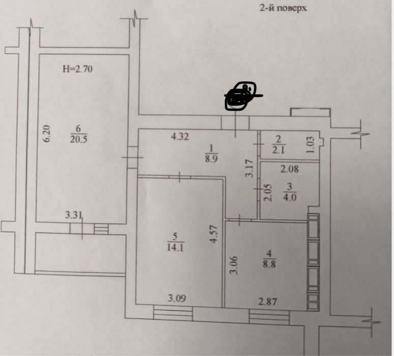 Квартира на вул. Заливна, 12 в Харкові, ID 371301, фото №5